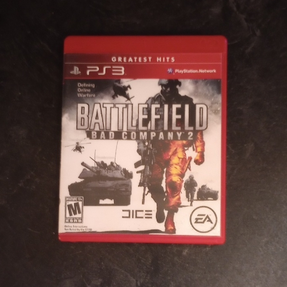 Battlefield: Bad Company 2 - PS3 Game (Red Case)